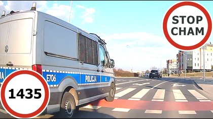 Stop Cham #1435 - Niebezpieczne i chamskie sytuacje na drogach