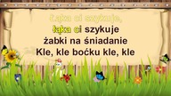 Karaoke dla dzieci Bociek wersja szybsza z linią melodyczną