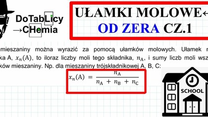 UŁAMKI MOLOWE od ZERA | CZ. 1 | Zadania z Legendarnego zbioru STECHIOMETRIA #Chemia