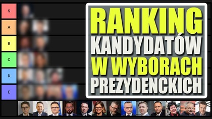 Ranking kandydatów na Prezydenta Polski 2025 [Tier list]