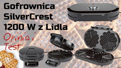 Gofrownica Silver Crest 1200 W z Lidl  Opinia