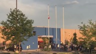 LiveLeak - Protesters take down US flag and replace it with a Mexican flag at ICE detention center