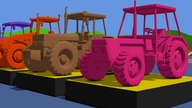 Learn Colors with Tractor & Animation for Kids and Babies - Cartoons | TRAKTORY Kolory 