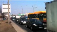 Awaria wodociągów na Mokotowie. Tworzą się ogromne korki