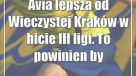 Avia lepsza od Wieczystej Kraków w hicie III ligi.  To powinien być pogrom [zdjęcia]