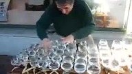 Oda do radości     grana na kieliszkach