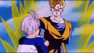 Trunks przyszłości vs Cyborgi przyszłości Cz 1