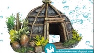 Domek do akwarium dla rybek | Ozdoby do akwarium