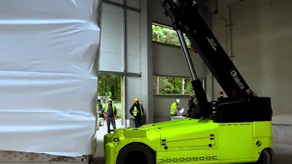Relocation of three tanks weighing 5. 5 tons each.