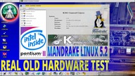 VINTAGE RETRO Linux Mandrake 5. 2 i KDE 1. 01 real hardware Pentium II 333 ATI Rage PRO 3D 4MB PCI