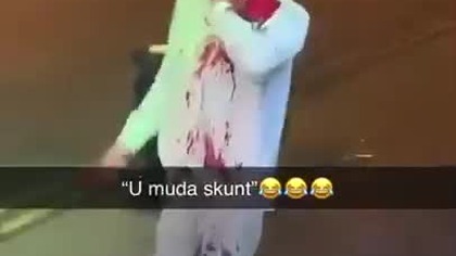 W Anglii migranci zabili ojca który szedł z dzieckiem policja stwierdziła ze popełnił samobójstwo