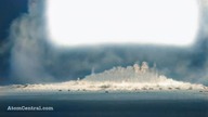 Test bomby atomowej z falą uderzeniową w 1953 r