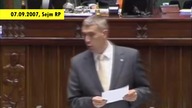 Giertych demaskuje Kurskiego (frag.  debaty nad samorozwiązaniem Sejmu V Kadencji, 07. 09. 2007)