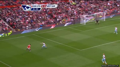 Premier League sezon 2010/2011 Manchester United 1-0 West Ham United Rooney