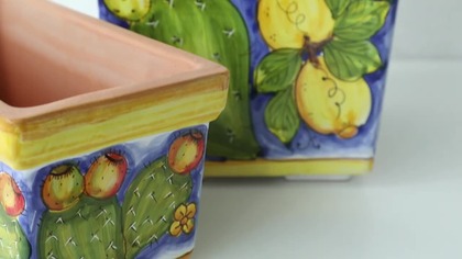 Sycylijskie doniczki ceramiczne | Kolekcja Film produktowy poziom 7