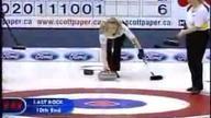 Zwycięski rzut w curlingu