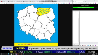 Wczesne ostrzeżenie przed trzęsieniem ziemi około 14:59 i 15:06 w dniu 20 czerwca 2022 roku