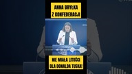 ANNA BRYŁKA Z KONFEDERACJI NIE MIAŁA LITOŚCI DLA DONALDA TUSKA W UNII! #polityka #konfederacja