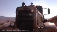 Inspekcja Transportu Drogowego - trumna na drodze.