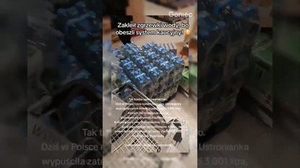 WŚCIEKŁY FACET ZAKLEIŁ ZGRZEWKI WODY, BO OBESZLI SYSTEM KAUCYJNY