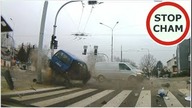 Wypadek na skrzyżowaniu w Lublinie - wjazd na czerwonym #997 Wasze Filmy
