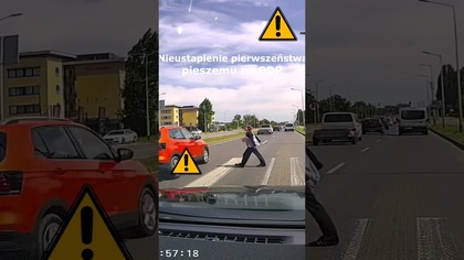 Nieustąpienie pierwszeństwa pieszemu na PDP #shorts #rikordwidjo