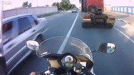 Wypadek na motorze