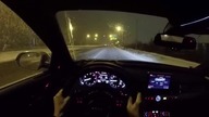 Audi S8 na śniegu 300 km/h