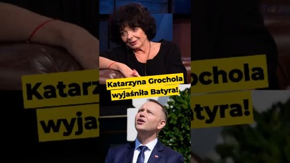 Katarzyna Grochola wyjaśniła Batyra! #TVN #Grochola #polityka #Batyr #Nawrocki #wybory #IPPTVNaŻywo