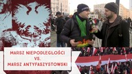 Marsz Niepodległości vs.  Marsz Antyfaszystowski #RepublikaPyta