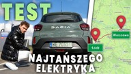 Wziąłem Dacię Spring na NIEBEZPIECZNY test autostradowy!  Zasięg i ładowanie 2023