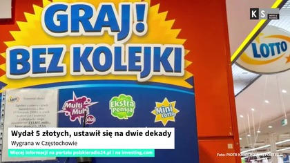Wydał 5 złotych, ustawił się na dwie dekady.  Wygrana w Częstochowie [KS Meteo & Business]