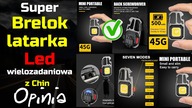 Brelok wielozadaniowy - mocna latarka...  z AliExpress - Opinia