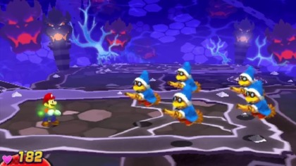 W grze na platformę Nintendo 3DS pomagamy braciom Mario uratować księżniczkę Peach porwaną przez Władcę Koszmar&oacute;w.