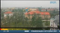 TV Narew - Wpadka (nieaktualny widok z Katedry Łomżyńskiej) (4 stycznia 2021)