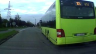 Autobus MZK wymusił pierwszeństwo przejazdu