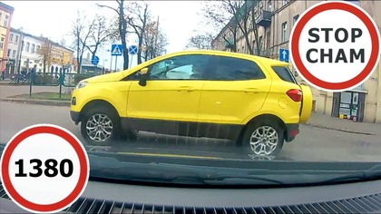 Stop Cham #1380 - Niebezpieczne i chamskie sytuacje na drogach