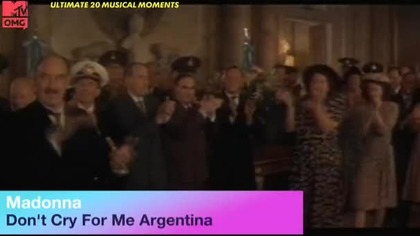 Madonna - Don't Cry For Me Argentina (MTV OMG UK)