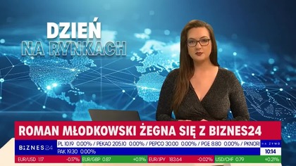 Biznes 24 - Fragment emisji - pożegnanie Romana Młodkowskiego z stacją (31. 12. 2025)