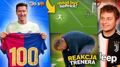 W to PUDŁO Lewandowskiego nie mógł uwierzyć Hansi Flick! Polak ma już 100 GOLI!