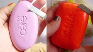 Soap Carving ASMR Relaxing Sounds no talking Satisfying ASMR Video #soapcarving #soapcuttingvideo
