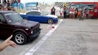 Łada vs  BMW