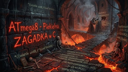 ATmega8 - Piekielna ZAGADKA AVR w C - dla początkujących i zaawansowanych.  Escape room dla mózgu!