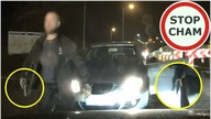 Kierowca grozi bronią drugiemu kierowcy - spięcie na wahadle #718 Wasze Filmy