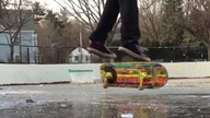 Mistrz skateboardingu w akcji