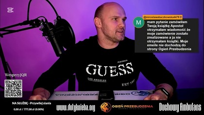 Nie doszła książka APOSTOŁ??? Nie można wysłać maila?? Jest odpowiedź!