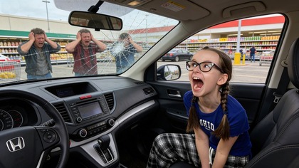 KRZYCZĘ I PISZCZĘ NAJGŁOŚNIEJ JAK POTRAFIĘ W SAMOCHODZIE NA PARKINGU.  Daily vlog 26 marca 2026