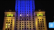 Pałac Kultury i Nauki pogrążył się w mroku