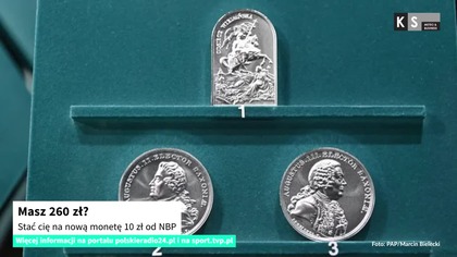 Narodowy Bank Polski wprowadza do sprzedaży niezwykłą monetę. Choć ma nominał 10 zł i teoretycznie można nią zapłacić w sklepie, jej oficjalna cena to aż 260 zł. Przedstawiamy monetę upamiętniającą księdza Franciszka Blachnickiego i wyjaśniamy, dlaczego jej wartość jest znacznie wyższa niż wybity na niej nominał.

Więcej: https://polskieradio24.pl/artykul/3551949,masz-260-zl-stac-cie-na-nowa-monete-10-zl-od-nbp
-------------------------------------
Oglądaj serwis ekonomiczny od poniedziałku do piątku w KS Meteo & Business i po wydaniu Więcej wieczorem po 23:00 w KS Info.
Więcej informacji na portalu: https://polskieradio24.pl i na https://pl.investing.com/

WSZYSTKIE PRAWA ZASTRZEŻONE