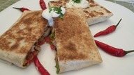 Quesadilla wieprzowa z fasolą pinto - Video-Kuchnia. pl